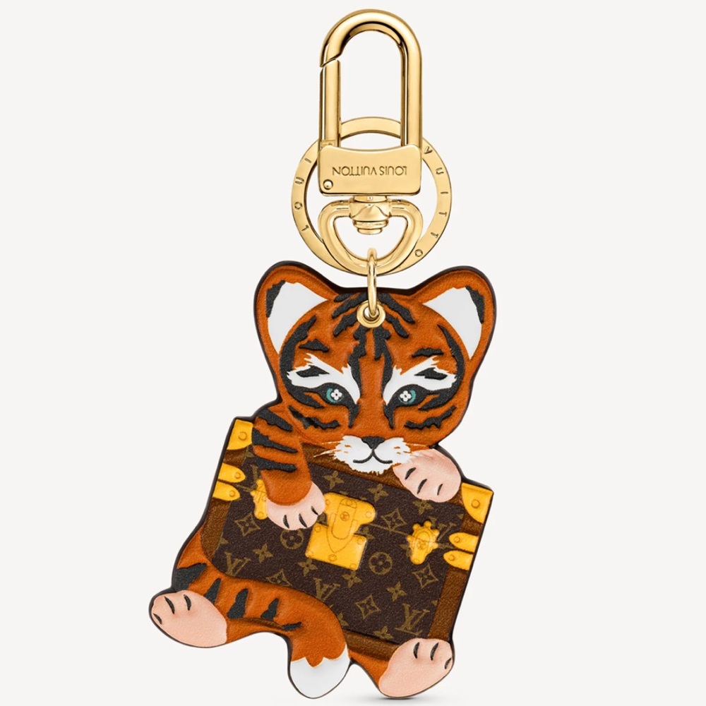 SOLD Louis Vuitton Precious Tiger Bag Charm Key Holder - Picture 3 of 4